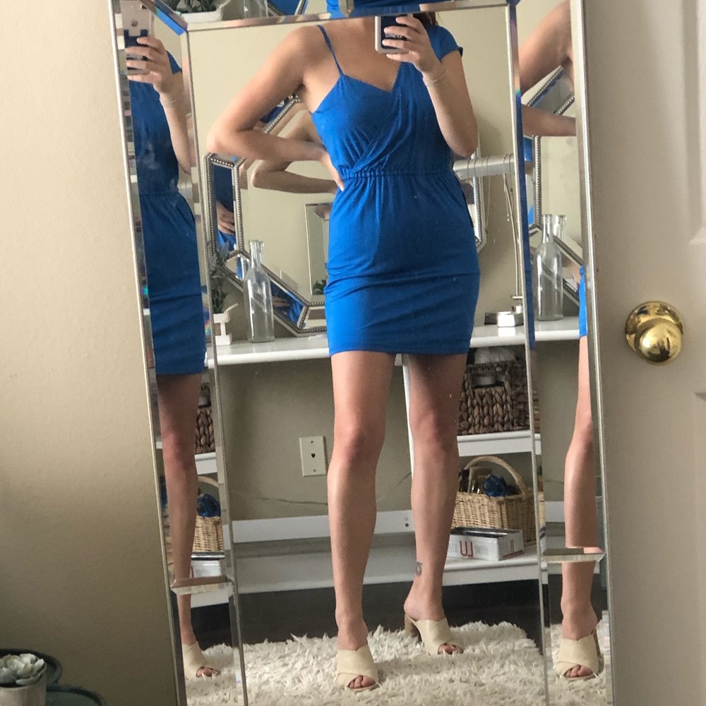 BEBE Mini Dress! Spaghetti/ shoulder strap.